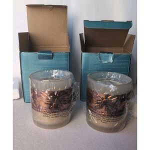 Avon Home Fragrance Collection Fall Pecan Caramel Fragrant Jar Candle Set of Two